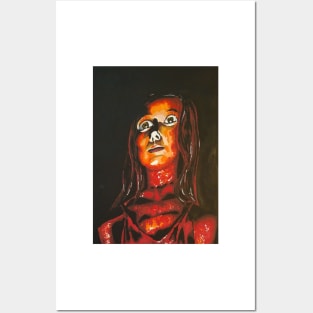 Carrie portrait (original) Posters and Art